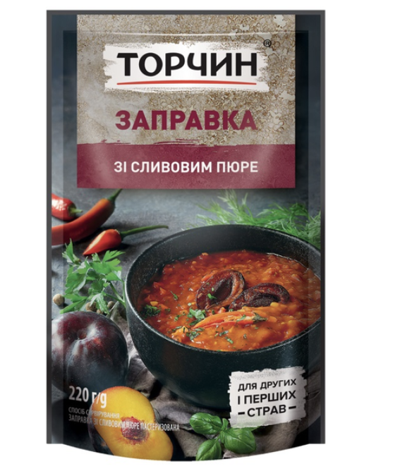 Заправка Торчин слив пюре 220г